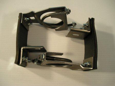 Muffler/Resonator Hangers, EACH. <b>Note:  Part #DD-AX93</b> changes in design and suppliers to Chrysler in 1966 caused some 1966-67 Charger models to use a different-style hanger. The different assembly plants would typically use up remaining stock, and some would run out and receive the newer parts before others.  Ours is the most common version, and can be used in place of the other style.  For 1966-70 this is either LH or RH side muffler hanger.  For 1971-74 this is for the LH side.  Use with our hanger brackets <b>#AL-UP3</b>