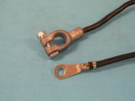 Negative Battery Cables All Small Block V8 engines - 19" squared head end (Discount exempt)