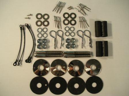 Fiberglass - 4 pin kit with 6" cables  with lift off Fiberglass hood (this is a 4 pin kit for the liftoff hood)