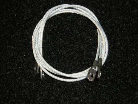 Hood Pin Cables - Pair 25" cables