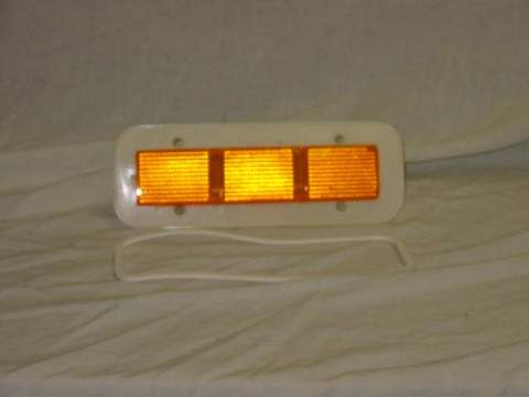 Plymouth only: Amber side marker lens & housing each