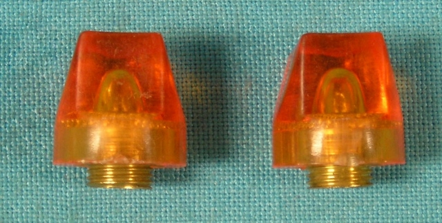 Fender Mounted turn signal indicator lenses "cuda" - Pair