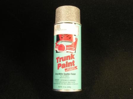 Gray / White Trunk paint, single can.  Match original multi-color spatter finishes with this trunk paint.   Must be sealed with Clear Acrylic Sealer, or Diamond Clear for painted surfaces.  12 ounce can