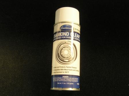 Clear Acrylic Sealer, Gloss, single can.  For our Spatter-Color trunk paints. 12 ounce can
