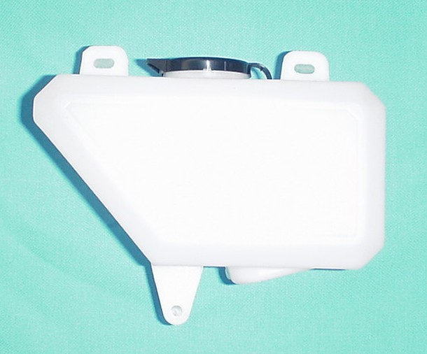 Washer Reservoirs Clear plastic. For cars with manual OR electric pumps. Reproduction.