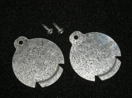 1-3/4" Galvanized Steel Body Plugs (pair)
