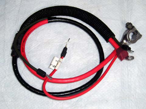 Positive Battery Cables Big Block V8 - split starter lug/heat sheath (discount exempt)