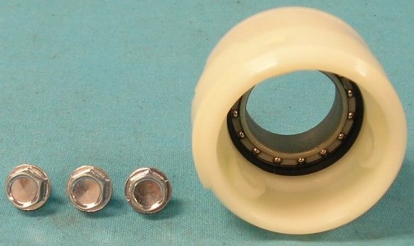 Lower Steering Column Bearing - For use with manual and automatic column shift transmission with 3 bolt mounting pattern.  All models except Imperials.  Will fit some C-Body vehicles from 1971-79