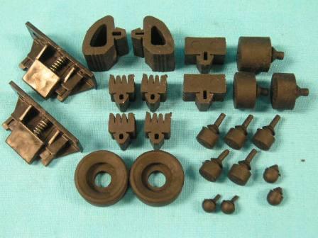 Body Bumper Kit - 22-piece body bumper kit w/hood wedge
