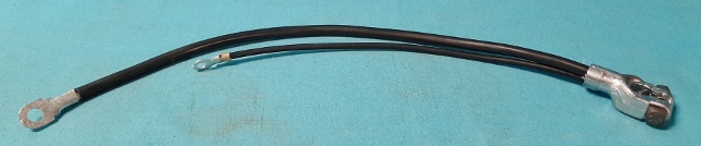 Negative Battery Cables All Hemi engines - round end two wire (HEMI!!! Exact Reproduction Battery cable down to the smallest most intricate detail on the head. Not like others on the market, these cables are correct down to the bolt and nut on the head.) (discount exempt).