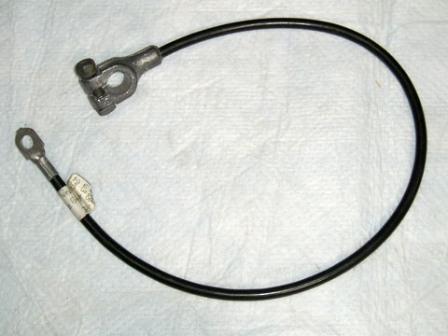 Negative Battery Cables Misc. applications - 25" rounded head.  Applies to any 1963-1969 Big Block