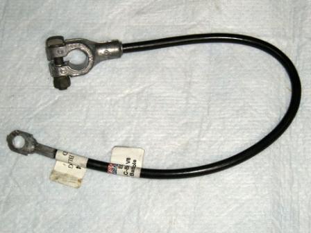 Negative Battery Cables Small Block V8 - 19" rounded head. (Discount exempt)