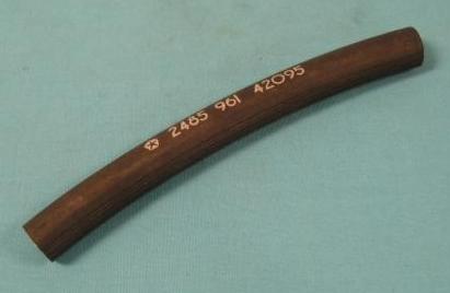 Curved bypass hose for water/heater valve located on firewall