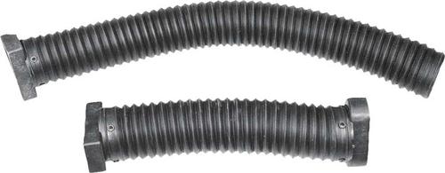 Side Vent Hose Kits  (2) 3” hoses (15” long & 28” long), 3 adapters and 18 self tapping Screws  - For Early 70 models. Note:  Adapters and hoses will be shipped unassembled.  White dots on adapters designate screw placement (discount exempt)