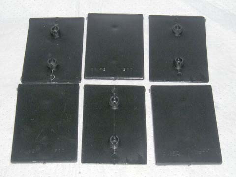 Set of (6) interliners. Use 12 per car.