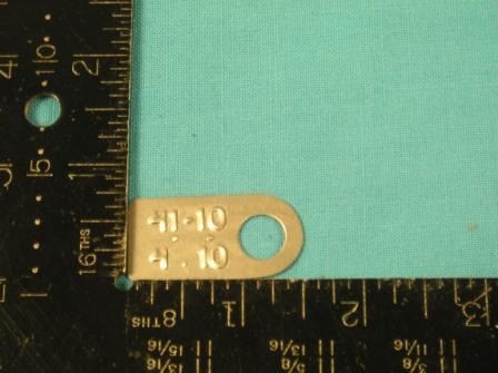 Rear Axle Ratio Tag - Dana 60 4.10