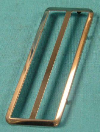 Stainless polished Pedal Bezel (For gas pedal)