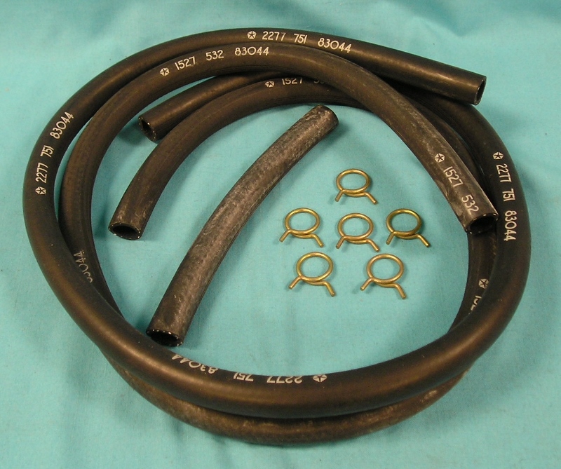 Heater Hose Sets, Models (with A/C) - comes in longer lengths and curved bypass hose for heater core. - Reproduction