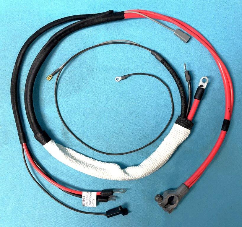 Hemi Battery Cable - 1967 early 1968 HEMI Battery Cables, Automatic Transmission (with single prong trans. switch) (discount exempt)