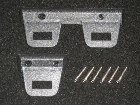 Seat Belt Clip Set <b>Black</b> (2 piece kit). Front Bench Seat
1968-69 A & B-Body, 1970 Some applications.