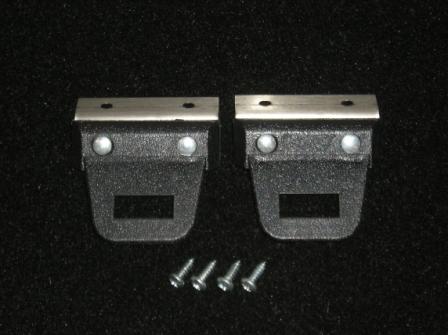 Bucket seatbelt clips (pair) - Black