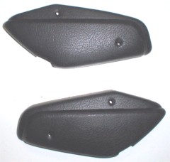 Seat Hinge/Frame Covers, Bucket Seat  Black/Pair