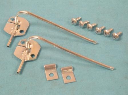 Washer Nozzles - NEW Reproduction - Used to squirt the windshield fluid up on your front glass.  Made to original specs. (pair)