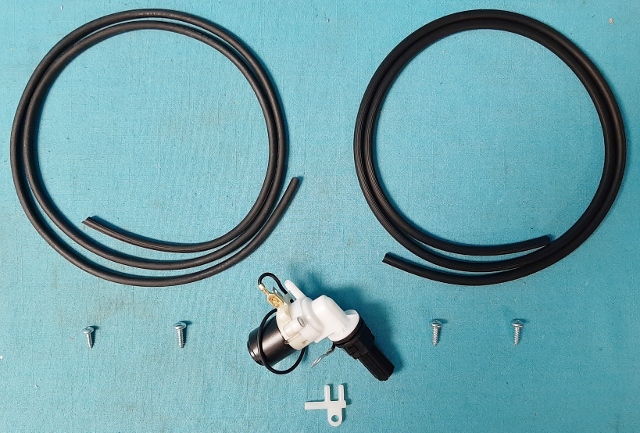 complete washer hose kit - with electric pumps.  No nozzles included or available.