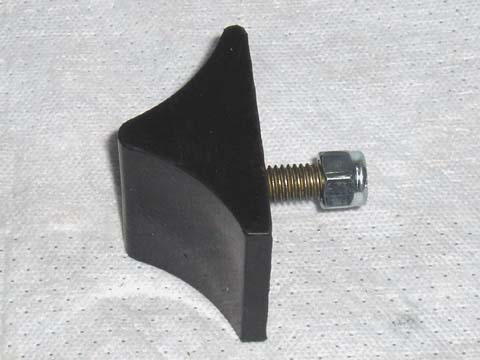 Bump Stops - lower : Base is 1.95" and height and width is 1.95" and height is 1.5" tall.   (pair)