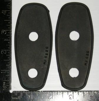 Rear wing spoiler gaskets. Reproductions (pair)