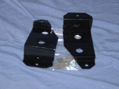 Spoiler Brackets Wing spoiler reinforcement brackets (pair) - reproductions
