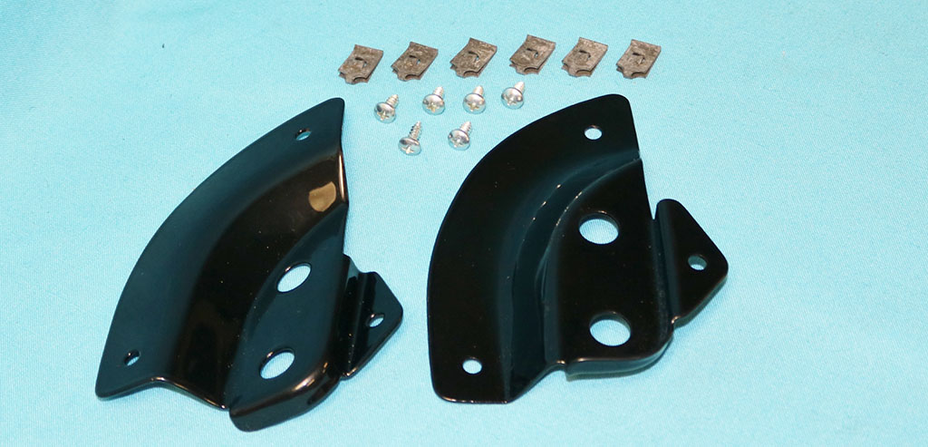 Spoiler Brackets - All Dodge(except Charger) Wing spoiler brackets (pair) - reproductions