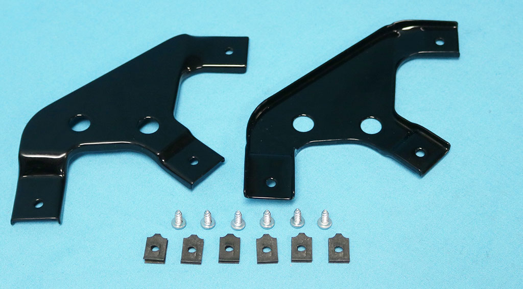 Spoiler Brackets  Wing spoiler reinforcement brackets (pair) - reproductions