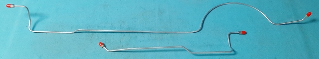 Rear Axle Brake lines - 8 3/4" or Dana Rear axle, 2 line set, original material