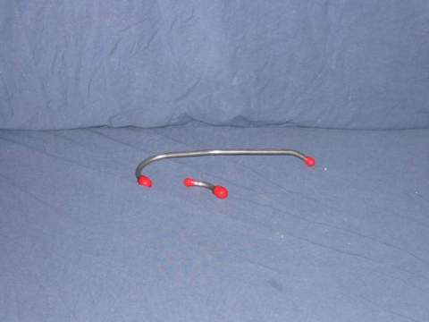 Fuel Pump to Carb line - 340, six pack, lower line set, 2 lines
