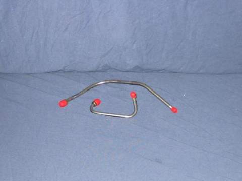 Fuel Pump to Carb line - 440, six pack, lower line set, 2 lines (Stainless Steel Option)