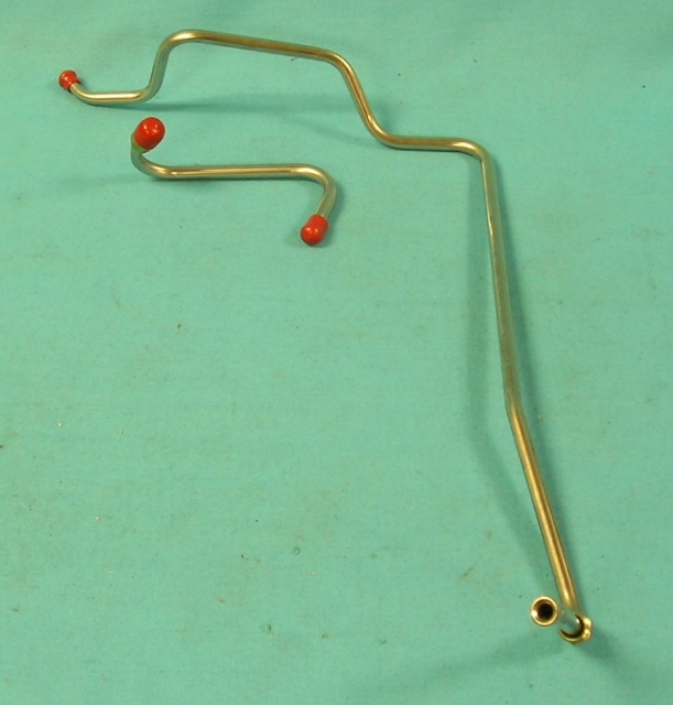 Fuel Pump to Carb line - B-Body 440 with Carter AVS 4 bbl., 2 lines, stainless steel