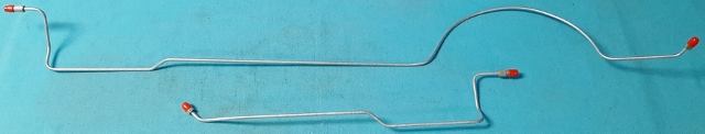 Rear Axle Brake Line Set. 1971-73 B-Body 8 3/4" or Dana Rear axle, 2 line set, original material