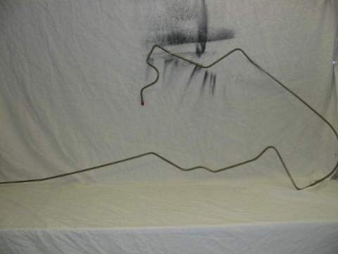 Front to Rear Brake Lines - 108" wheelbase models, drum only (Stainless)