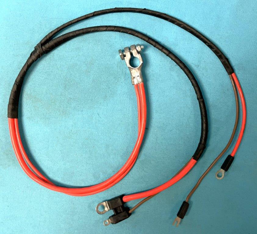 Positive Battery cable - not concourse but nice. 1966-70 B-Body 361 / 383 / 440 / 440+6 (Not exact, but pretty close and workable for more than half the cost.