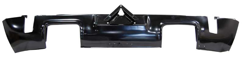 Rear Valance with Dual Exhaust (w/ chrome exhaust tips)