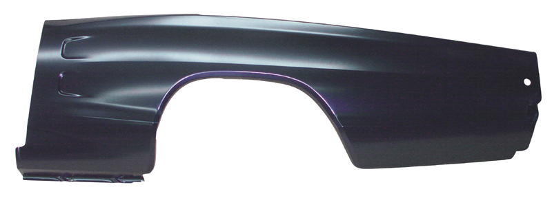 Drivers side quarter panel (2dr) - Measures 32" tall by 88" long. Due to the size of this product, they are shipped by truck.