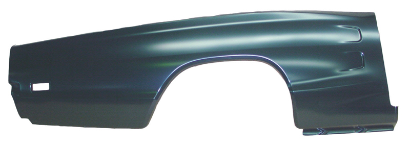 Passenger side quarter panel (2dr) - Measures 32" tall by 88" long. Due to the size of this product, they are shipped by truck.