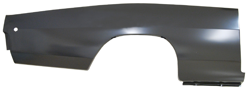 Quarter Panel Skin - Passenger Side - Measures 33" tall by 88" long. Due to the size of this product, they are shipped by truck.