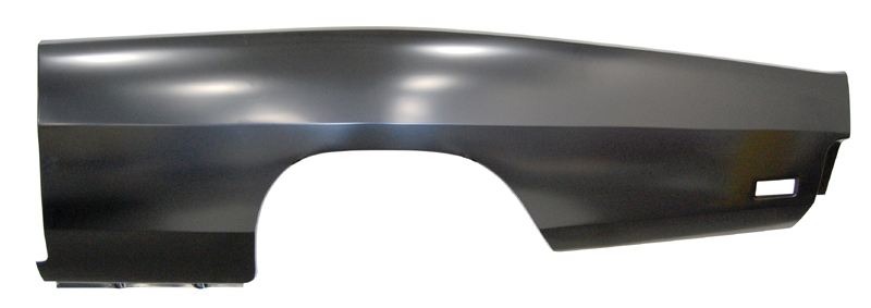 Drivers side quarter panel - Measures 33" tall by 88" long. Due to the size of this product, they are shipped by truck.