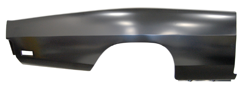 Passenger side quarter panel - Measures 33" tall by 88" long. Due to the size of this product, they are shipped by truck.
