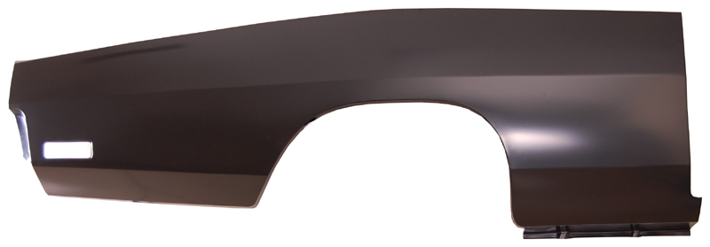 Passenger side quarter panel - Measures 33" tall by 88" long. Due to the size of this product, they are shipped by truck.