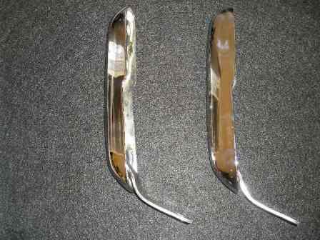 Bumperettes 
- Chrome - Rear - Pair