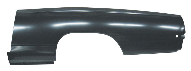 Drivers side quarter panel skin (2dr) Measures 29" tall by 88" long. Due to the size of this product, they are shipped by truck.
