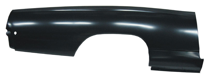 Passenger side quarter panel (2dr) Measures 29" tall by 88" long. Due to the size of this product, they are shipped by truck. (Discount exempt)